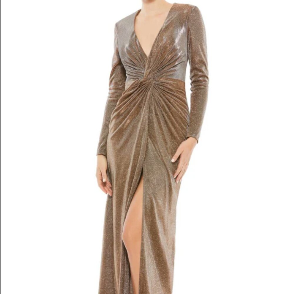 Mac Duggal Bronze Gown